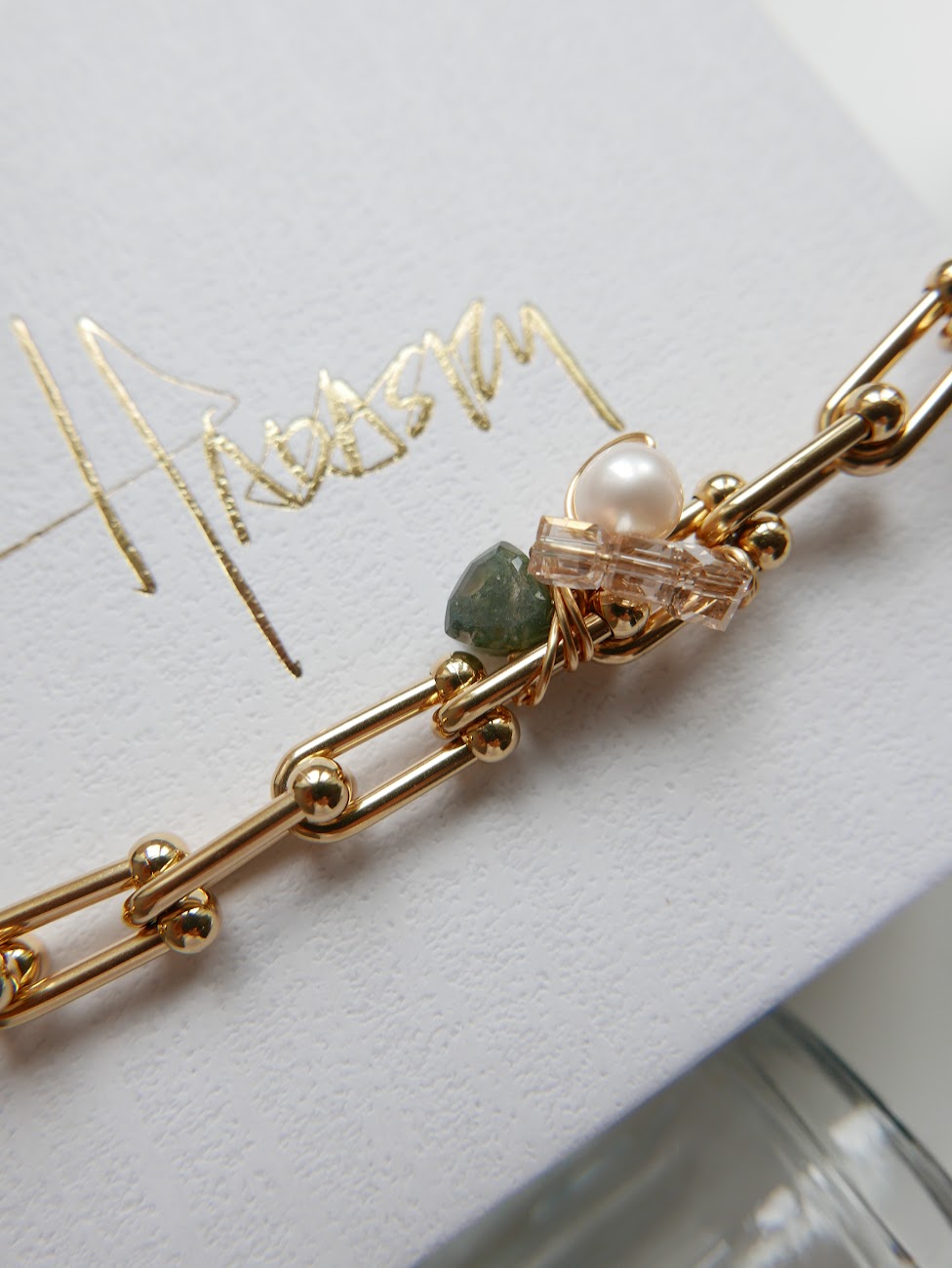 Precious One- Tourmaline Pearl Bracelet
